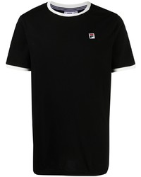 T-shirt à col rond noir Fila