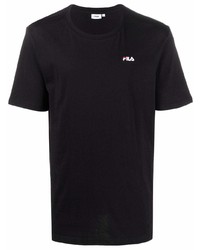 T-shirt à col rond noir Fila