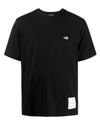 T-shirt à col rond noir Fiorucci