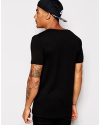 T-shirt à col rond noir Asos