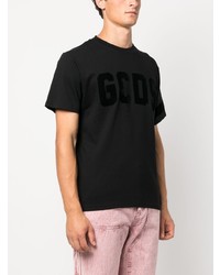 T-shirt à col rond noir Gcds