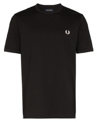 T-shirt à col rond noir Fred Perry