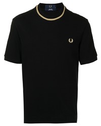 T-shirt à col rond noir Fred Perry