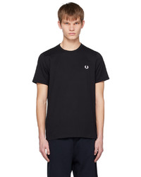 T-shirt à col rond noir Fred Perry