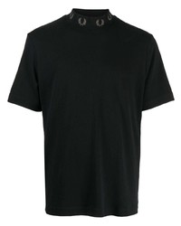 T-shirt à col rond noir Fred Perry
