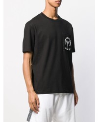 T-shirt à col rond noir McQ Alexander McQueen