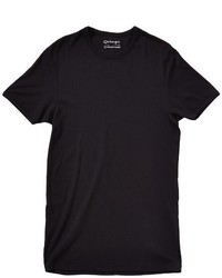 T-shirt à col rond noir Garage