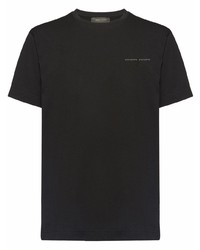 T-shirt à col rond noir Giuseppe Zanotti