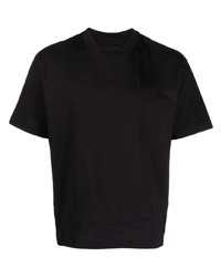 T-shirt à col rond noir Goldwin 0