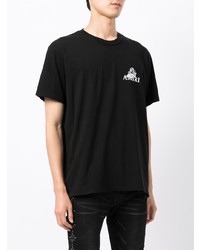 T-shirt à col rond noir Amiri