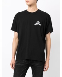 T-shirt à col rond noir Amiri