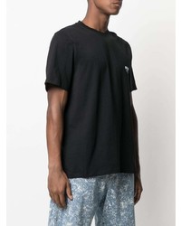 T-shirt à col rond noir MSGM