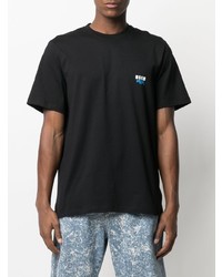 T-shirt à col rond noir MSGM