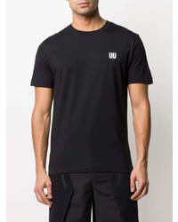 T-shirt à col rond noir Les Hommes Urban