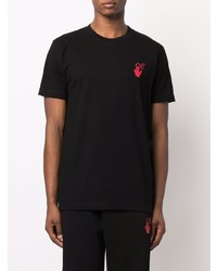 T-shirt à col rond noir Off-White