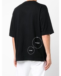 T-shirt à col rond noir Off-White