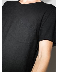 T-shirt à col rond noir Schiesser