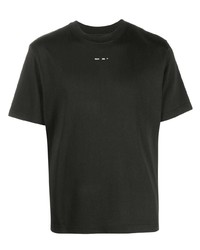 T-shirt à col rond noir Heliot Emil