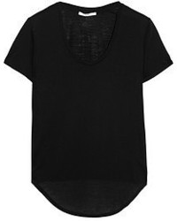 T-shirt à col rond noir Helmut Lang