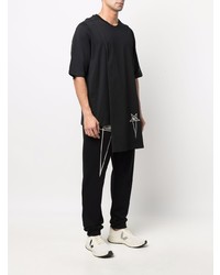 T-shirt à col rond noir Rick Owens X Champion