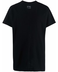 T-shirt à col rond noir Homme Plissé Issey Miyake