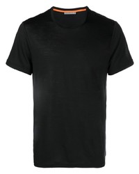 T-shirt à col rond noir Icebreaker