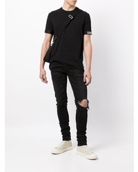 T-shirt à col rond noir DSQUARED2