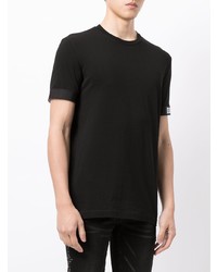 T-shirt à col rond noir DSQUARED2