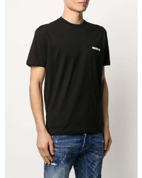 T-shirt à col rond noir DSQUARED2