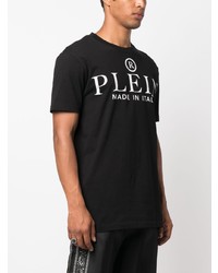 T-shirt à col rond noir Philipp Plein