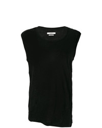 T-shirt à col rond noir Isabel Marant Etoile