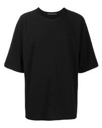 T-shirt à col rond noir Issey Miyake Men