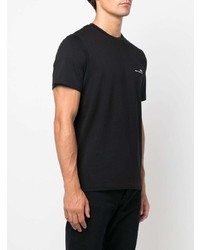 T-shirt à col rond noir A.P.C.