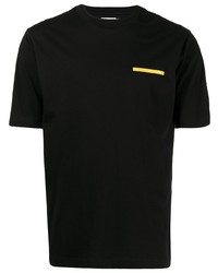 T-shirt à col rond noir Izzue