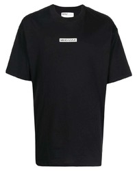 T-shirt à col rond noir Izzue