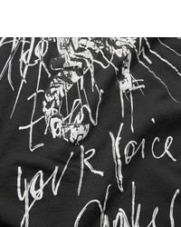 T-shirt à col rond noir Haider Ackermann