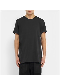 T-shirt à col rond noir Haider Ackermann