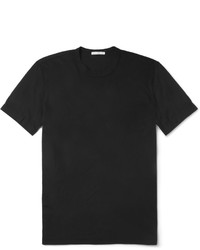 T-shirt à col rond noir James Perse