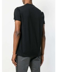T-shirt à col rond noir Labo Art