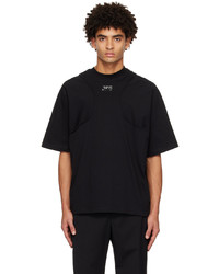 T-shirt à col rond noir Jean Paul Gaultier