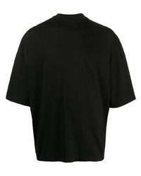 T-shirt à col rond noir Jil Sander