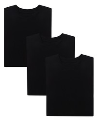 T-shirt à col rond noir Jil Sander