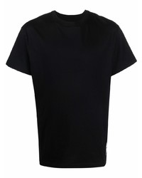 T-shirt à col rond noir Jil Sander