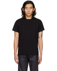 T-shirt à col rond noir Jil Sander