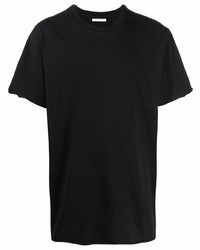 T-shirt à col rond noir John Elliott