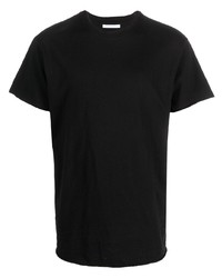 T-shirt à col rond noir John Elliott