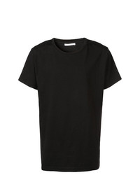 T-shirt à col rond noir John Elliott