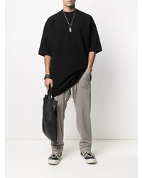 T-shirt à col rond noir Rick Owens DRKSHDW