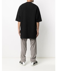 T-shirt à col rond noir Rick Owens DRKSHDW