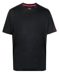 T-shirt à col rond noir Kiton